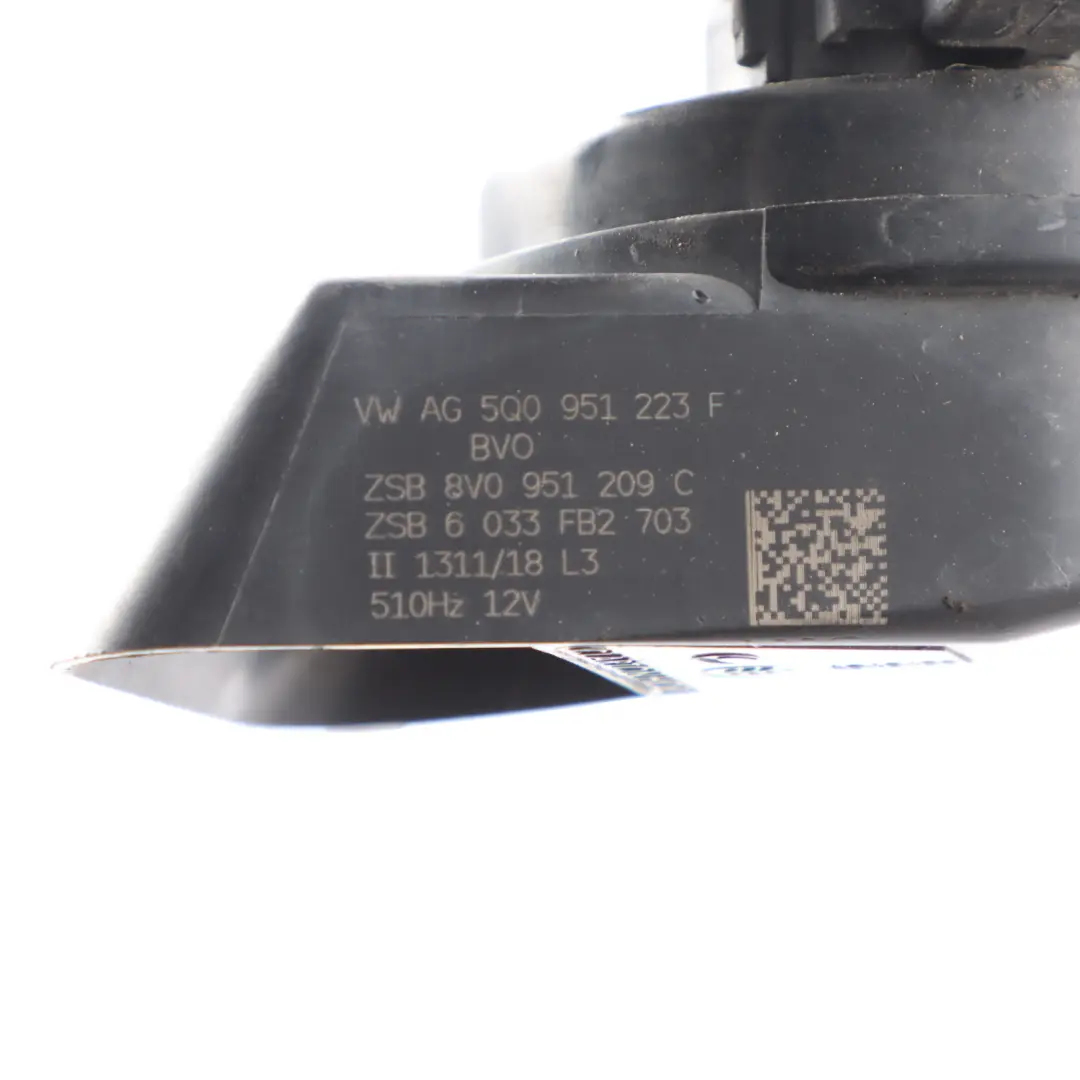 Audi S3 8V Horn Sound Signal Fanfare Alarm Low Tone Siren - SKU 5Q0951223E - Part number 5Q0951223E