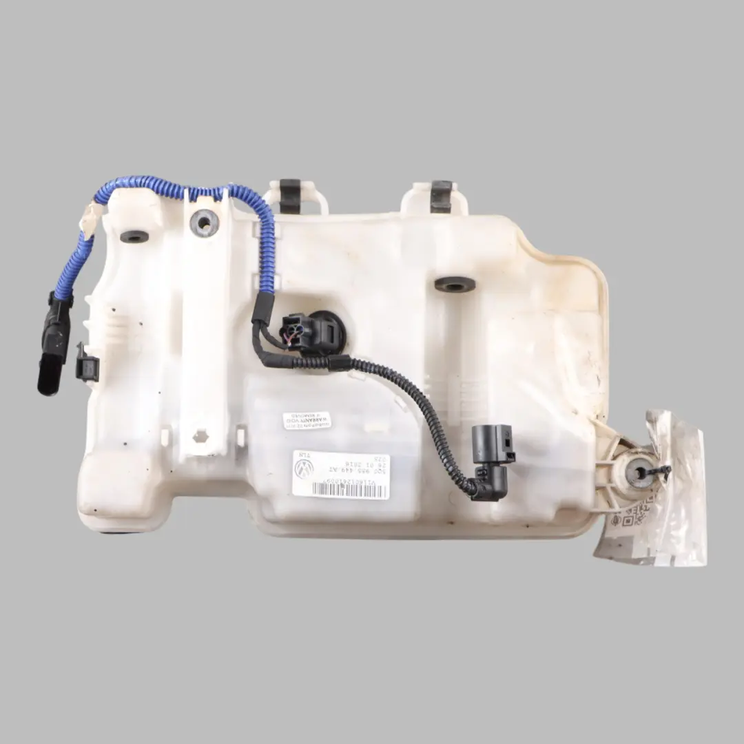 Windshield Washer Fluid Reservoir Bottle Tank to Audi A3 8V Golf MK7 with Part number 5Q0955449AT Audi A3 8V Golf MK7 Windshield Washer Fluid Reservoir Bottle Tank - SKU 5Q0955449AT - Part number 5Q0955449AT