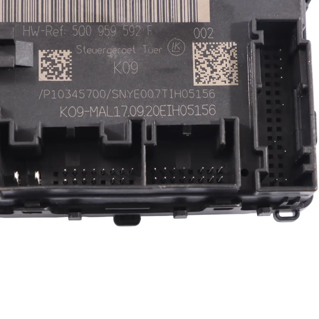 Audi Q2 GA Unité De Commande Du Module De Porte Côté Passager Avant - SKU 5Q0959592K - Numéro de pièce 5Q0959592K