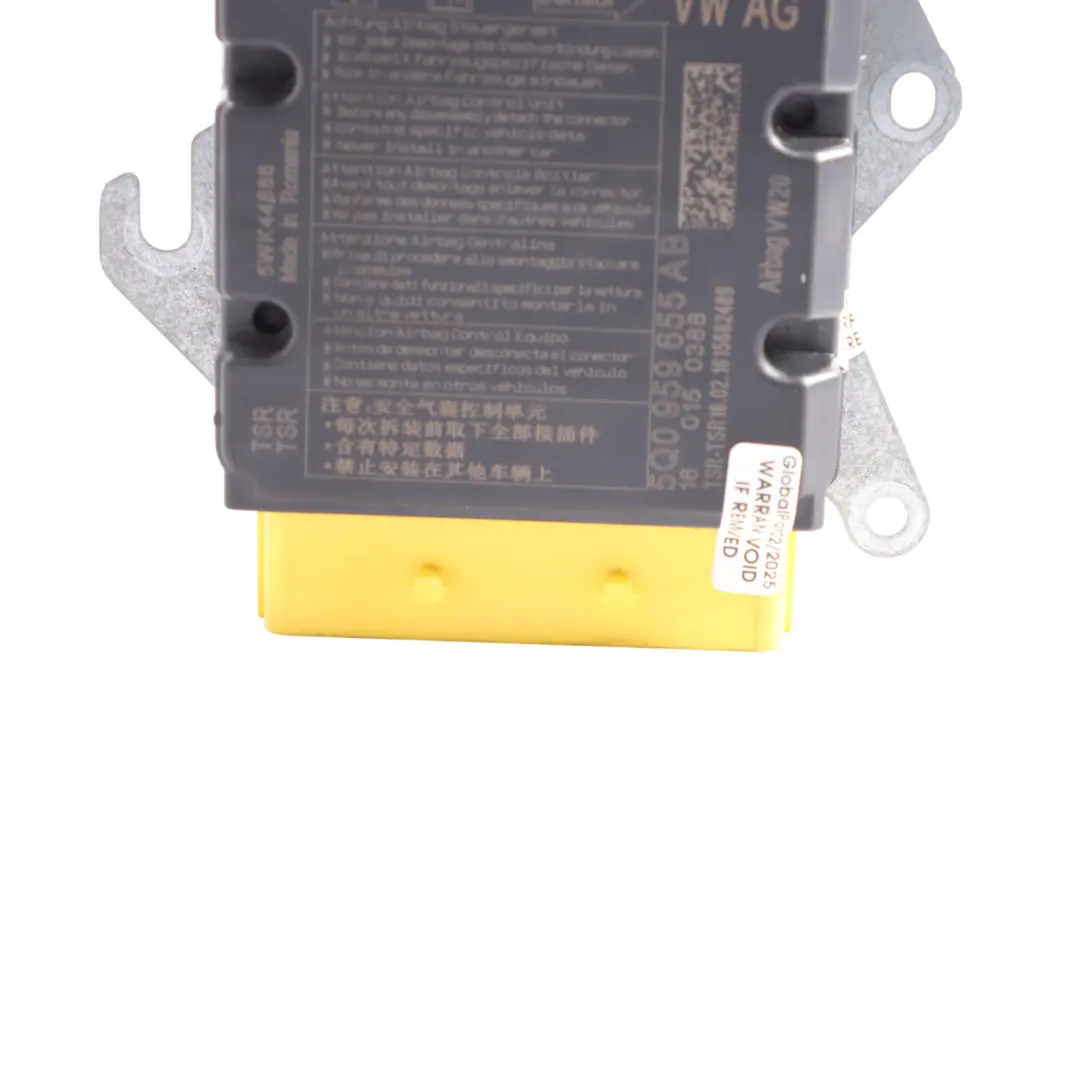 Audi A3 S3 8V Air Module Control Unit ECU Impact Sensor - SKU 5Q0959655AB - Part number 5Q0959655AB