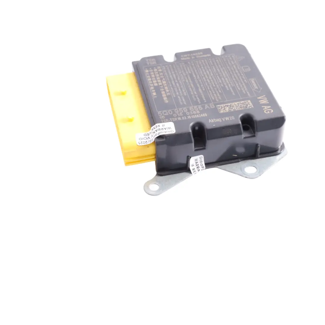 Module Control Unit ECU Impact Sensor to Audi A3 S3 8V Air with Part number 5Q0959655AB Audi A3 S3 8V Air Module Control Unit ECU Impact Sensor - SKU 5Q0959655AB - Part number 5Q0959655AB