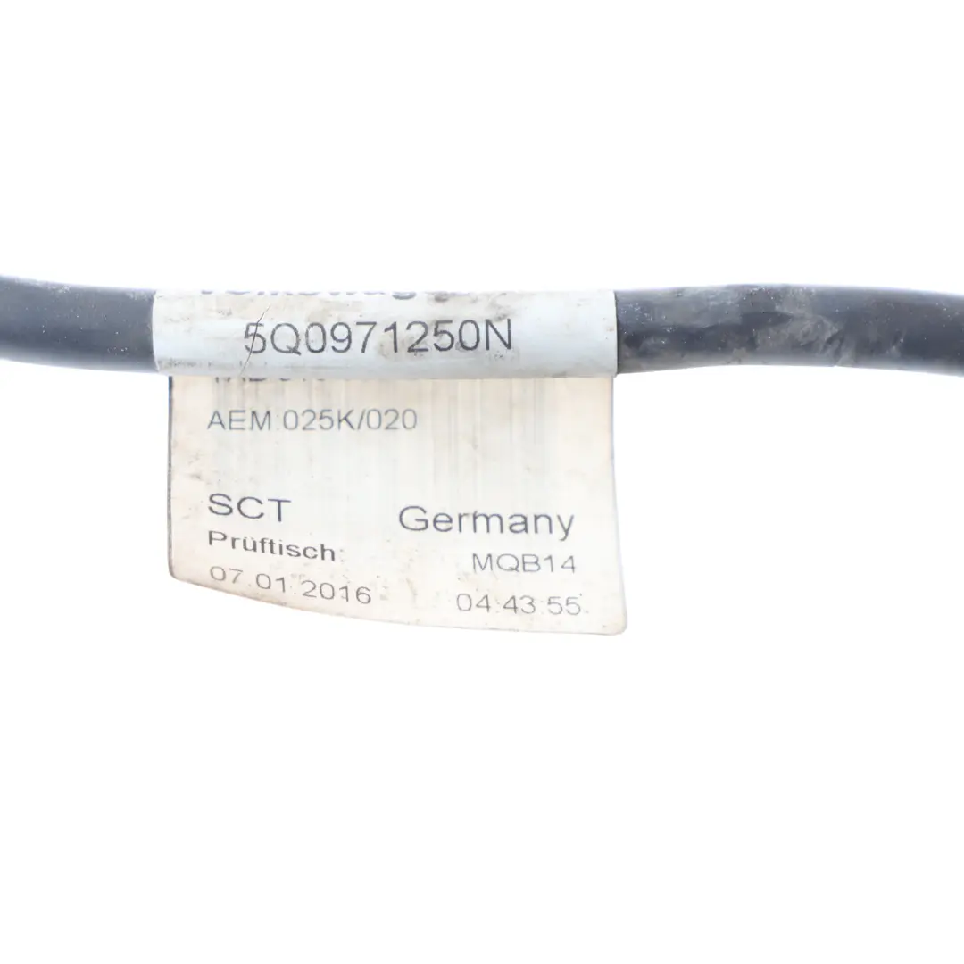 Cavo Negativo Massa Cablaggio per Audi A3 8V Volkswagen VW Golf Mk7 con numero di parte 5Q0971250N Audi A3 8V Volkswagen VW Golf Mk7 Cavo Negativo Massa Cablaggio - SKU 5Q0971250N - Numero di parte 5Q0971250N