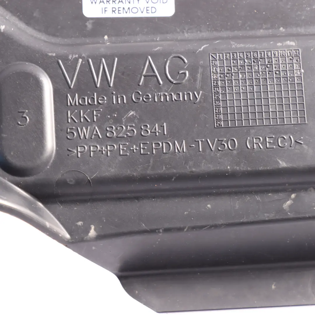 8Y Front Underbody Water Deflector Trim Panel Right O/S to Audi S3 with Part number 5WA825841 Audi S3 8Y Front Underbody Water Deflector Trim Panel Right O/S - SKU 5WA825841 - Part number 5WA825841