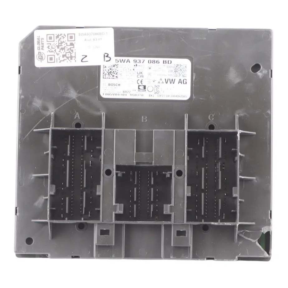 8Y Module BCM Body Control Unit Module ECU to Audi S3 with Part number 5WA937086BE Audi S3 8Y Module BCM Body Control Unit Module ECU - SKU 5WA937086BE-1 - Part number 5WA937086BE