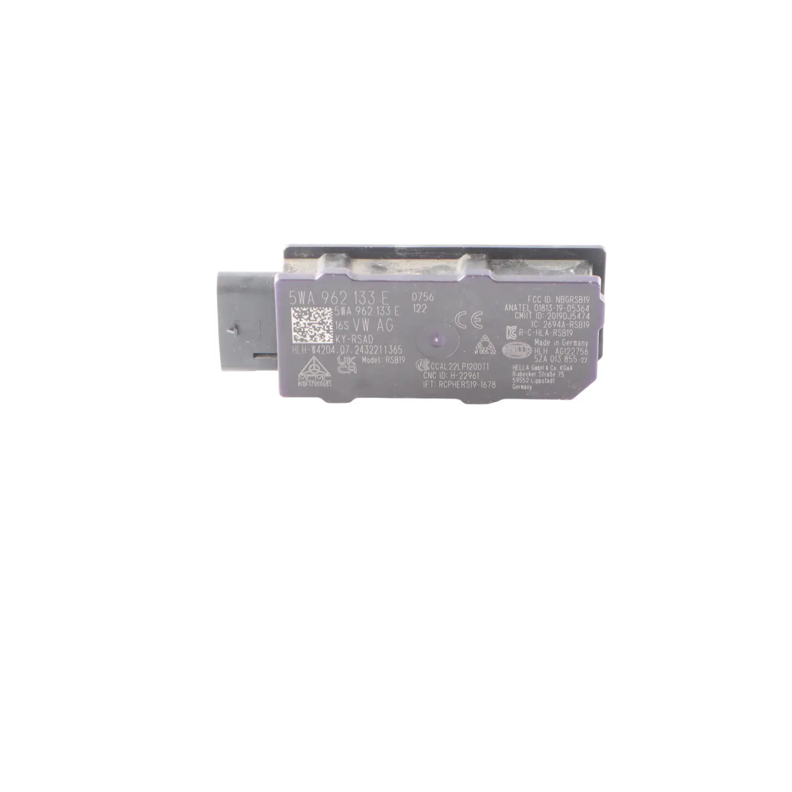 Antenne D'Entrée Sans Clé Pour Volkswagen Golf 5G 5WA962133E