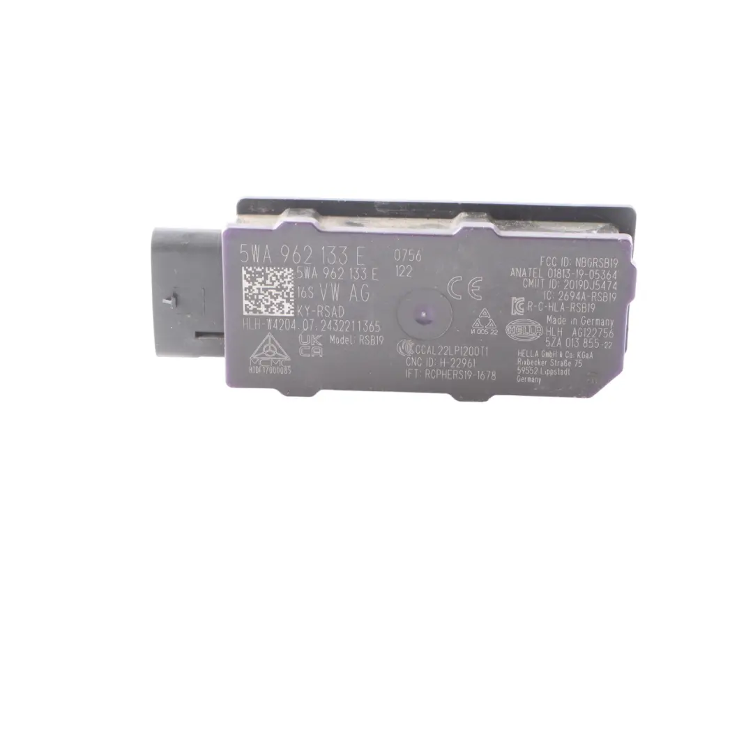  Módulo De Entrada Sin Llave Volkswagen Golf 5G Antena Aérea - SKU 5WA962133E - Número de pieza 5WA962133E