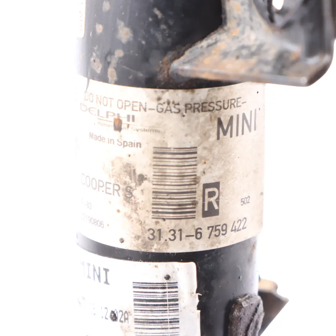 Front Shock Absorber Strut Right O/S to Mini Cooper S R50 R53 with Part number 6759422 Mini Cooper S R50 R53 Front Shock Absorber Strut Right O/S - SKU 6759422-2 - Part number 6759422