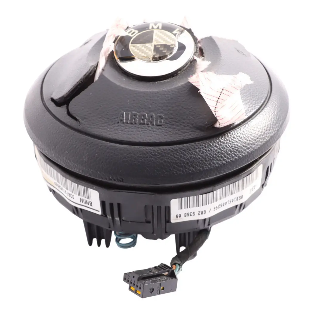 Steering Wheel Driver's Side Air Module DAMAGED to BMW E60 E61 E63 M Sport with Part number 6761382 BMW E60 E61 E63 M Sport Steering Wheel Driver's Side Air Module DAMAGED - SKU 6761382-3 - Part number 6761382