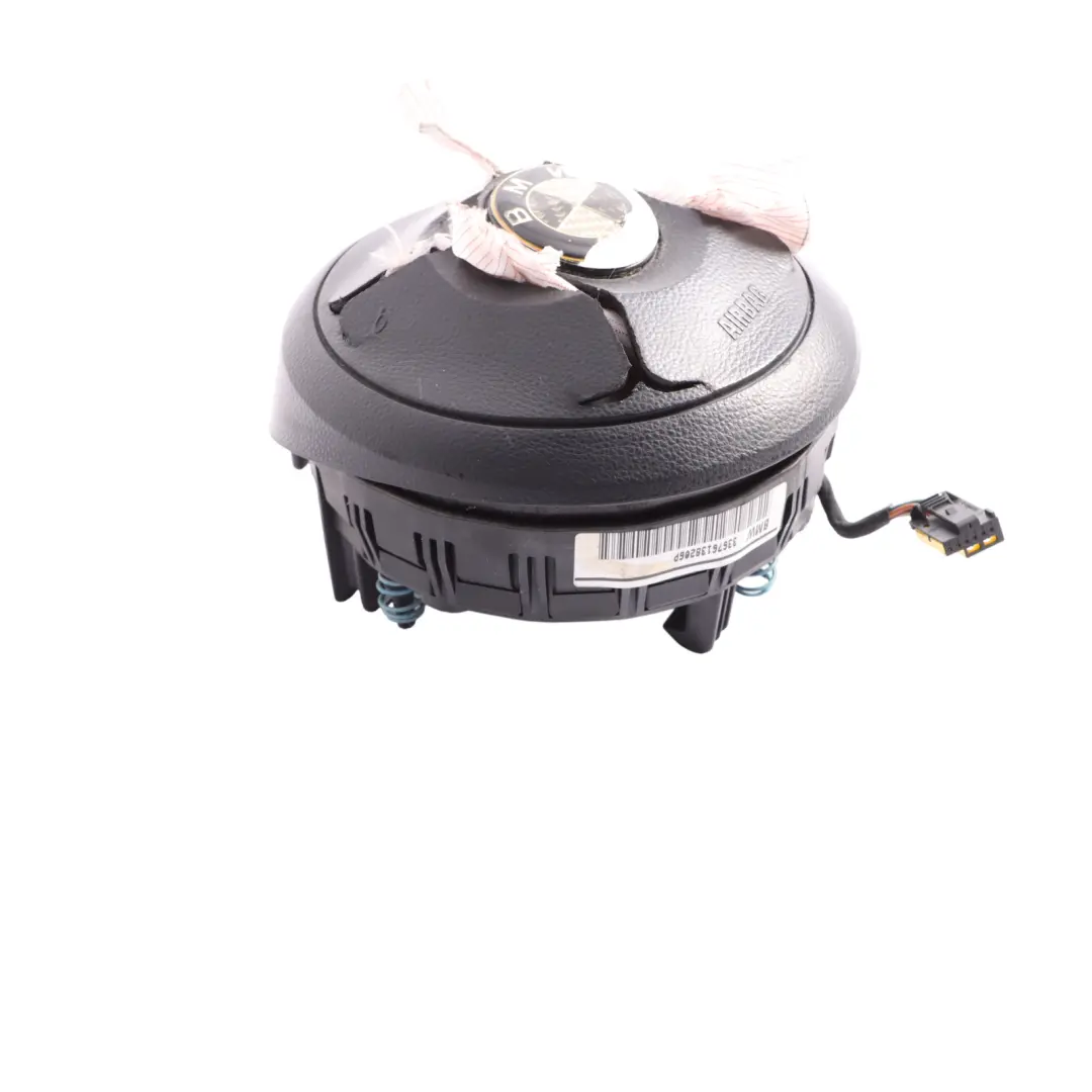 Steering Wheel Driver's Side Air Module DAMAGED to BMW E60 E61 E63 M Sport with Part number 6761382 BMW E60 E61 E63 M Sport Steering Wheel Driver's Side Air Module DAMAGED - SKU 6761382-3 - Part number 6761382