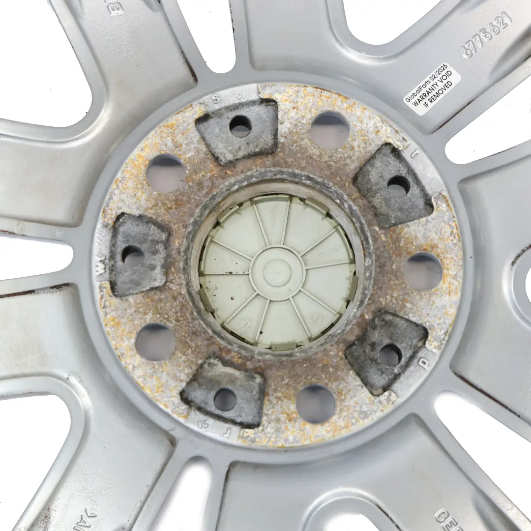 Alloy Rim 17" V-Spoke 141 ET:47 7J 6762888 BMW E81 E87 Silver Wheel - SKU 6762888-3 - Part number 6775621