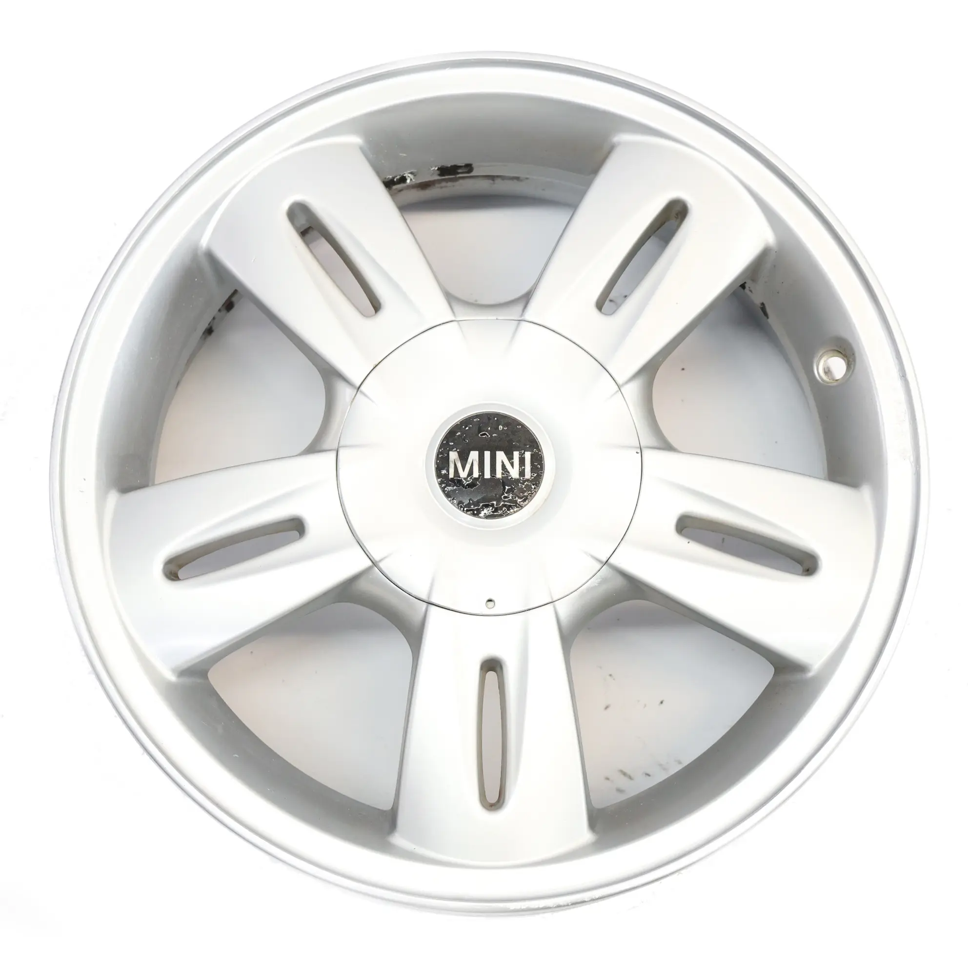 Mini Cooper One R50 R52 Argento Cerchio in lega 15" 5,5J ET:45 5 Star Rocket 93
