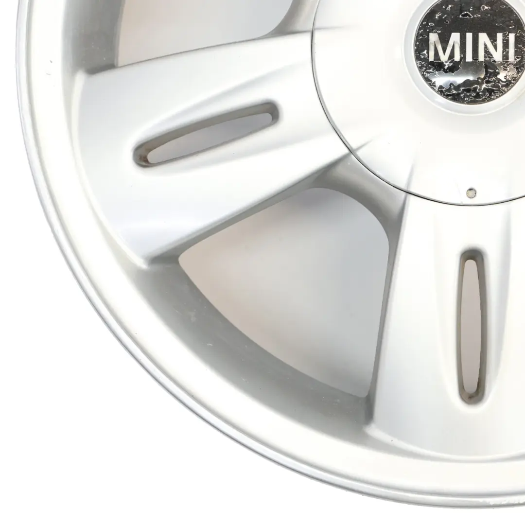 Argento Cerchio in lega 15" 5,5J ET:45 5 Star Rocket 93 per Mini Cooper One R50 R52 con numero di parte 6763295 Mini Cooper One R50 R52 Argento Cerchio in lega 15" 5,5J ET:45 5 Star Rocket 93 - SKU 6763295-3 - Numero di parte 6763295