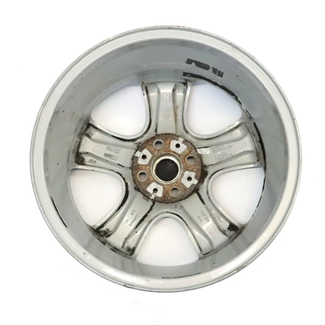 Llanta De aleacion plateada 17" 7J ET:48 5-Star 91 para Mini Cooper One R50 R52 R53 con número de pieza 6763299 Mini Cooper One R50 R52 R53 Llanta De aleacion plateada 17" 7J ET:48 5-Star 91 - SKU 6763299-4 - Número de pieza 6763299
