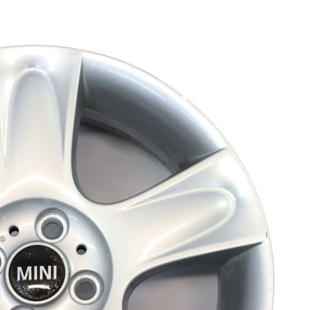 Mini Cooper One R50 R52 R53 Silver Wheel Alloy Rim 17" 7J ET:48 5-Star 91 - SKU 6763299-4 - Part number 6763299