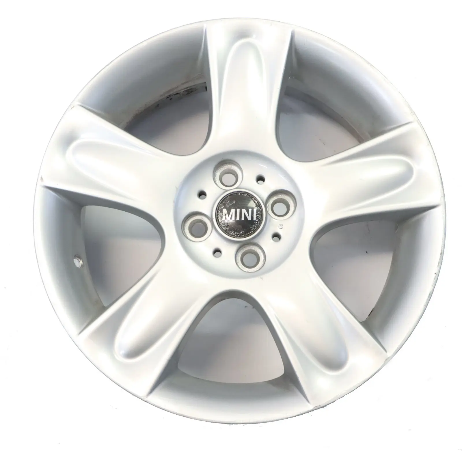 Mini Cooper R50 R52 R53 Argento Cerchio in lega 17" ET:48 7J 5-Star 91 6763299