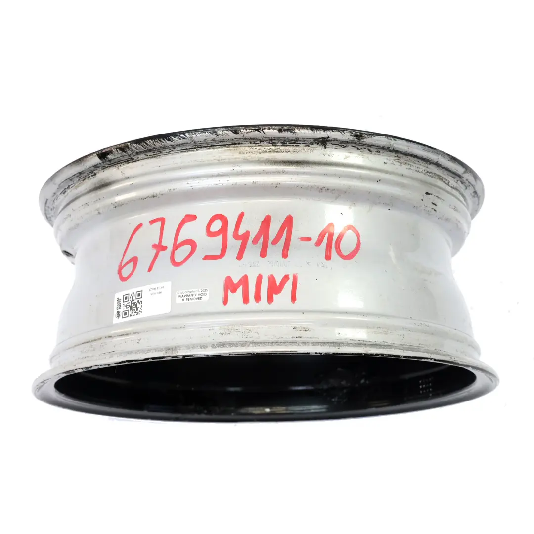 Mini Cooper R50 R55 R56 R57 Cerchio in lega nero 17" 7J ET:48 Corona Raggi 104 - SKU 6769411-10 - Numero di parte 6769411