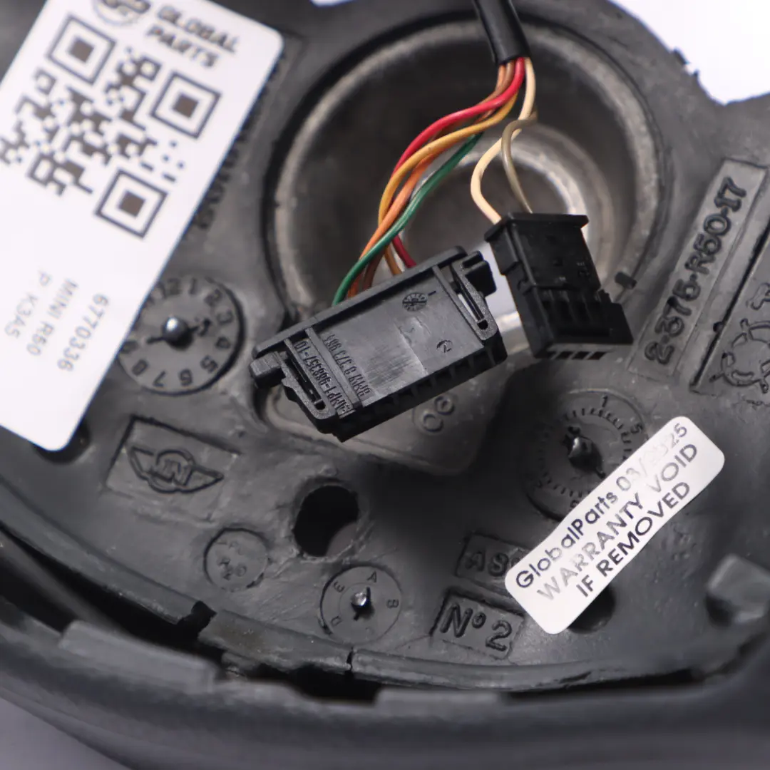 Volant Multifonction À 2 Branches En Cuir Noir Et Gris pour Mini Cooper R50 R53 à propos du numéro de pièce 6770336 Mini Cooper R50 R53 Volant Multifonction À 2 Branches En Cuir Noir Et Gris - SKU 6770336 - Numéro de pièce 6770336