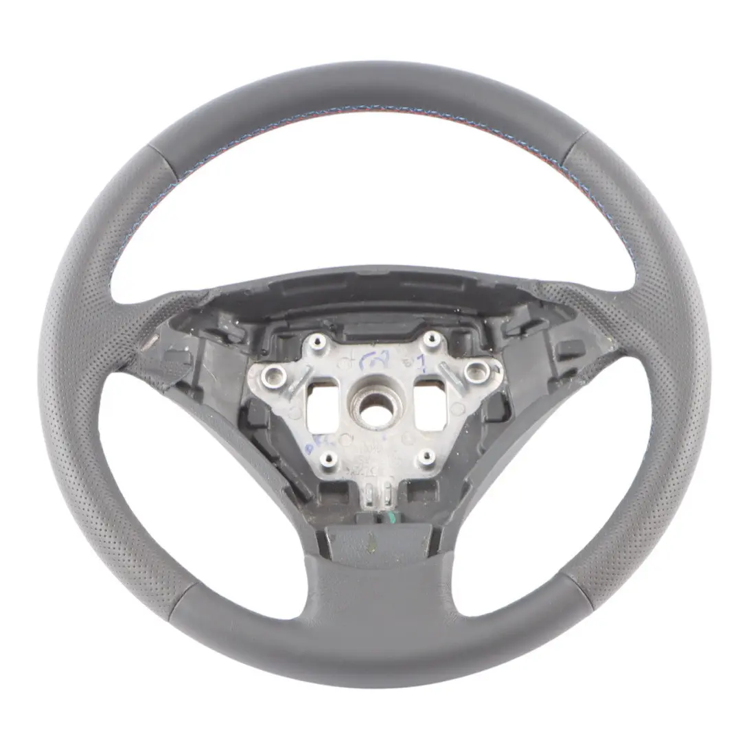 BMW E60 E61 LCI NEW Black Leather Steering Wheel M-tricolored 