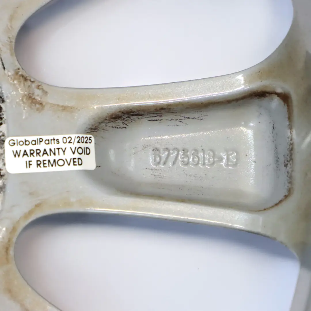 Alloy Wheel Rim 16" Spider Spoke 139 6,5J to BMW 1 Series E81 E82 E87 E88 with Part number 6775618 BMW 1 Series E81 E82 E87 E88 Alloy Wheel Rim 16" Spider Spoke 139 6,5J - SKU 6775618-3 - Part number 6775618