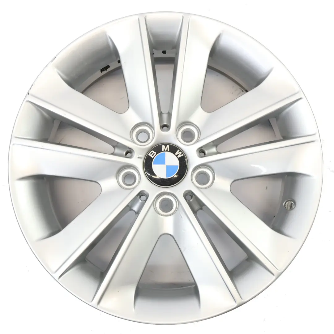 BMW E81 E82 E87 Silver Wheel Alloy Rim 17" V-Spoke 141 ET:47 7J 6762888 - SKU 6775621-2 - Part number 6775621