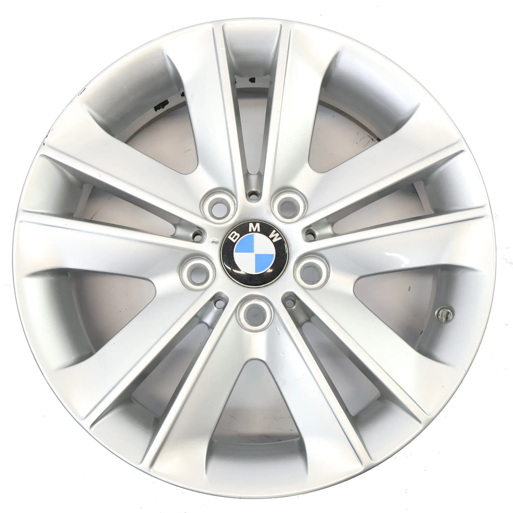 BMW E81 E82 E87 E88 Argento Cerchio AlluMini o Alufelge 17" Raggi V 141 7J ET: