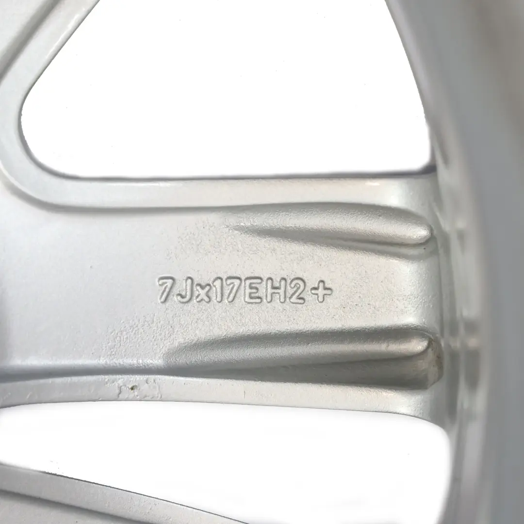 BMW E81 E82 E87 Silver Wheel Alloy Rim 17" V-Spoke 141 ET:47 7J 6762888 - SKU 6775621-2 - Part number 6775621