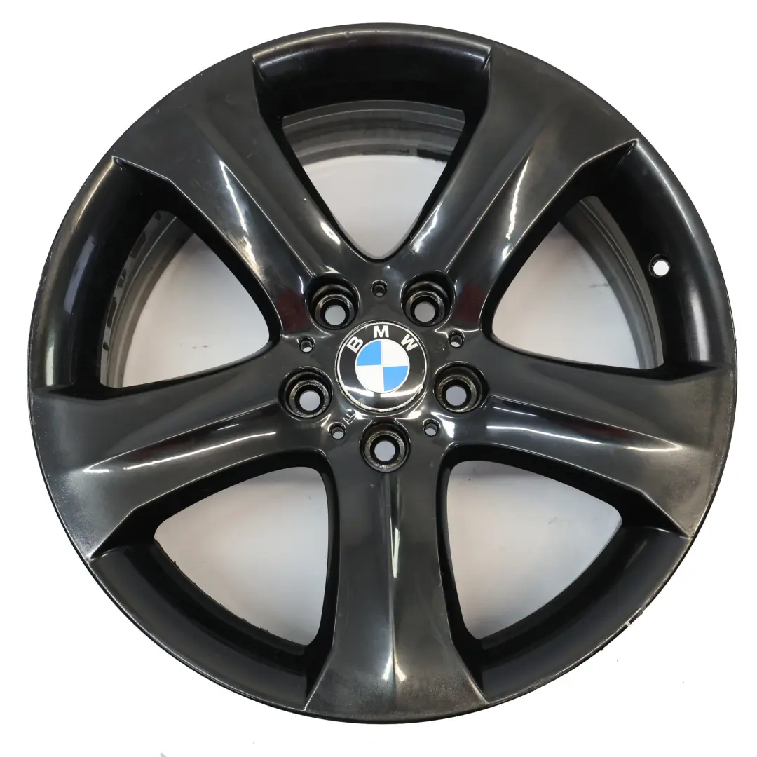 Schwarzes Vorderrad Alufelge 19" Sternspeiche 258 ET:48 9J für BMW X6 E71 mit Teilenummer 6778586 BMW X6 E71 Schwarzes Vorderrad Alufelge 19" Sternspeiche 258 ET:48 9J - SKU 6778586-1 - Teilenummer 6778586