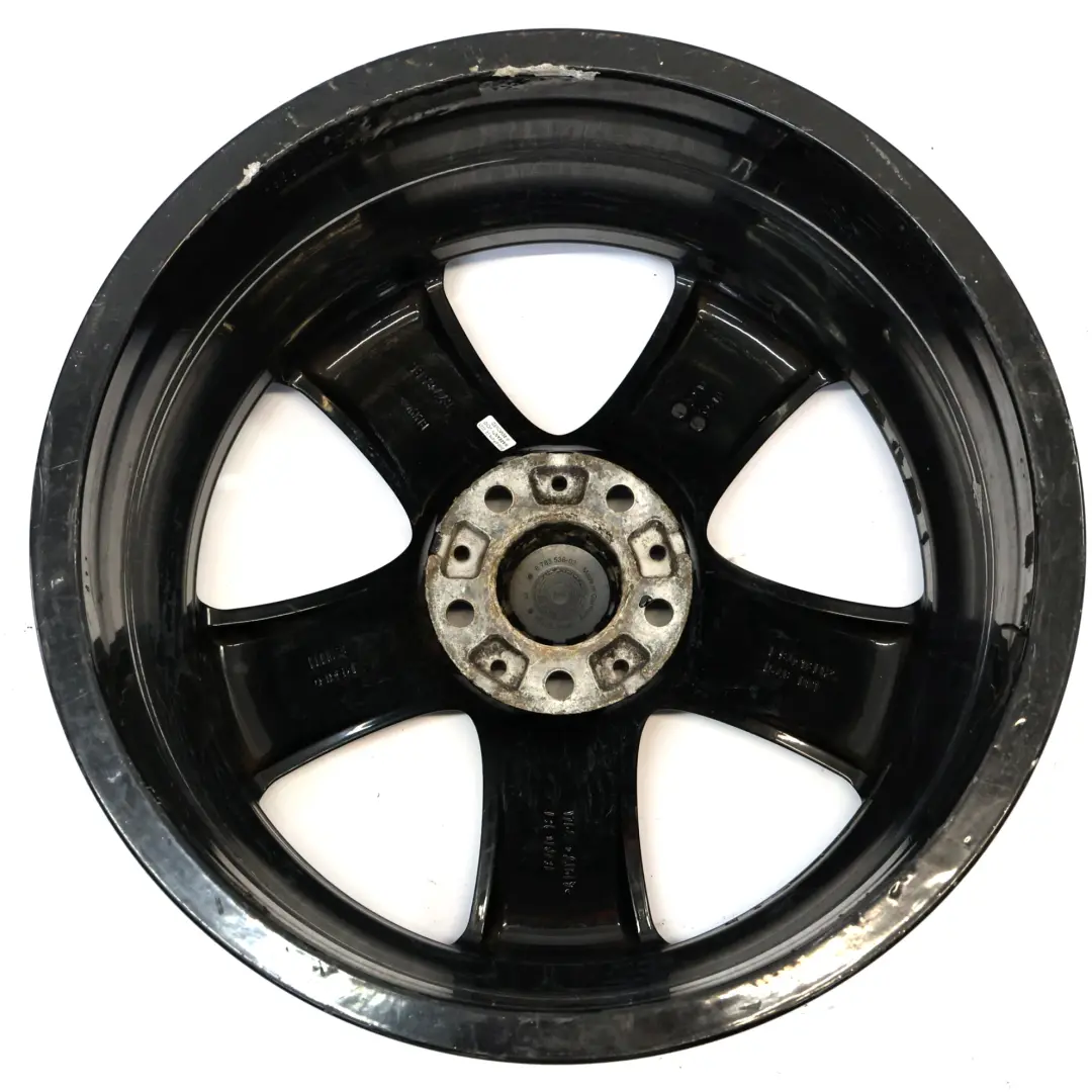 Rueda Delantera Negra Llanta Aleación 19" Spoke 258 ET:48 9J para BMW X6 E71 con número de pieza 6778586 BMW X6 E71 Rueda Delantera Negra Llanta Aleación 19" Spoke 258 ET:48 9J - SKU 6778586-1 - Número de pieza 6778586