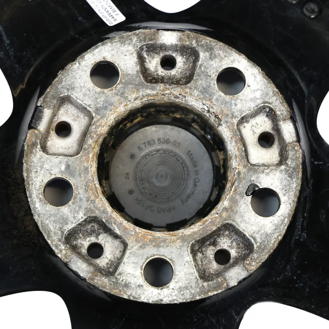 Cerchio Anteriore Lega Nera 19" A Raggi Stellari 258 ET:48 9J per BMW X6 E71 con numero di parte 6778586 BMW X6 E71 Cerchio Anteriore Lega Nera 19" A Raggi Stellari 258 ET:48 9J - SKU 6778586-1 - Numero di parte 6778586