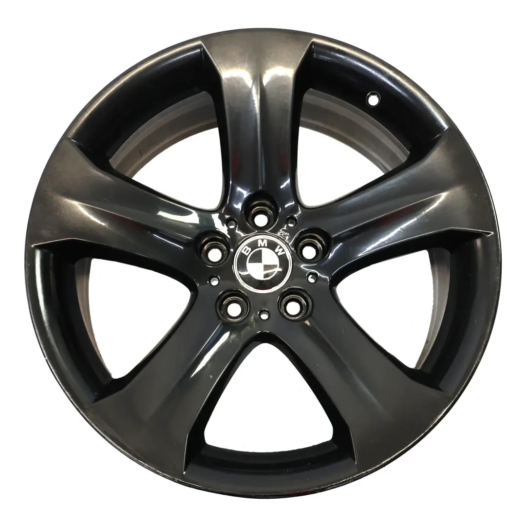 BMW X6 E71 Jante Arrière Noire Alliage 19" Rayons Étoilés 258 ET:21 10J - SKU 6778587-1 - Numéro de pièce 6778587
