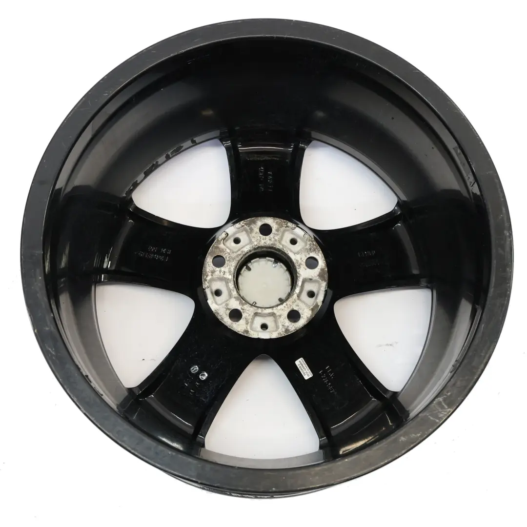 Alloy Rim 19" Star Spoke 258 ET:21 10J to BMW X6 E71 Rear Black Wheel with Part number 6778587 BMW X6 E71 Rear Black Wheel Alloy Rim 19" Star Spoke 258 ET:21 10J - SKU 6778587-2 - Part number 6778587