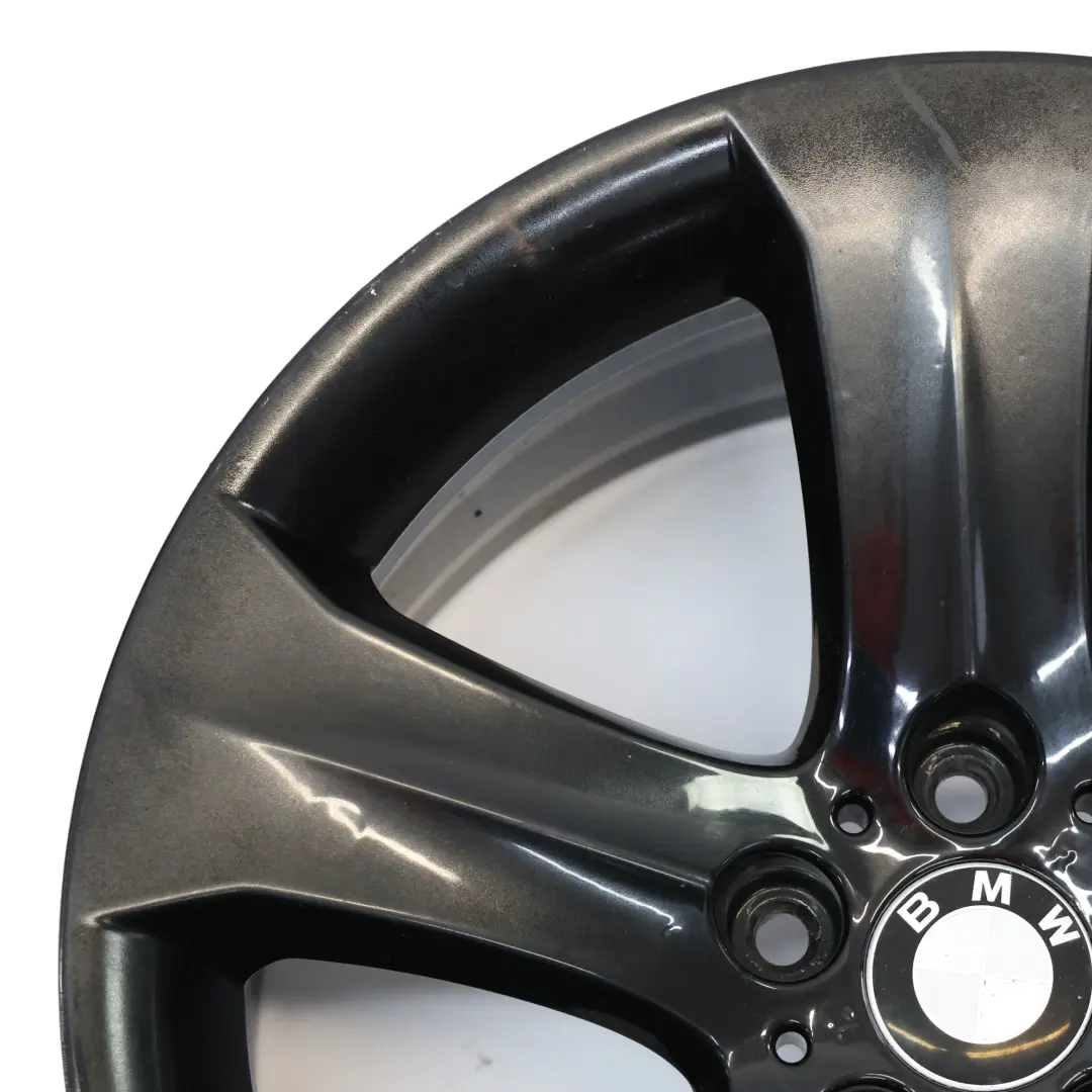 Alloy Rim 19" Star Spoke 258 ET:21 10J to BMW X6 E71 Rear Black Wheel with Part number 6778587 BMW X6 E71 Rear Black Wheel Alloy Rim 19" Star Spoke 258 ET:21 10J - SKU 6778587-2 - Part number 6778587