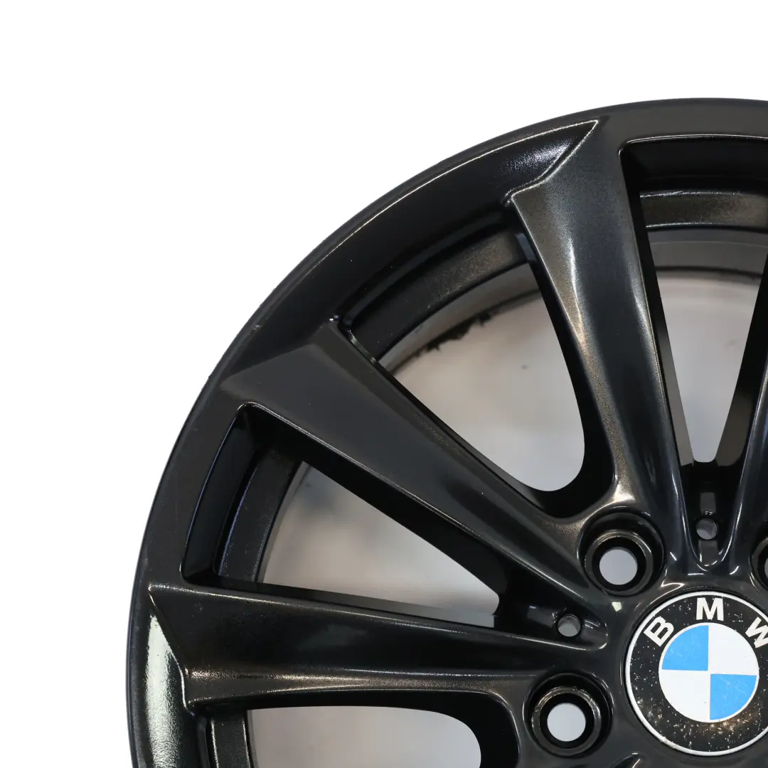 Alloy Wheel Rim 17" V Spoke 236 8J ET:30 to BMW F10 F11 F12 Black with Part number 6780720 BMW F10 F11 F12 Black Alloy Wheel Rim 17" V Spoke 236 8J ET:30 - SKU 6780720-5 - Part number 6780720