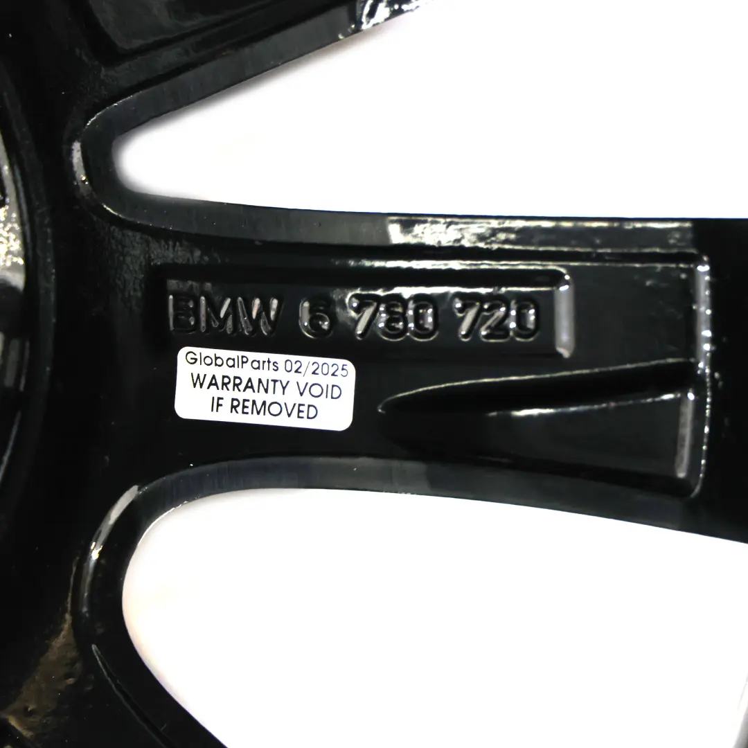 Schwarz Alufelge 17" V Speiche 236 8J ET:30 BMW F10 F11 F12 - SKU 6780720-6 - Teilenummer 6780720