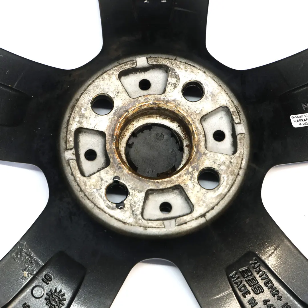 Mini Cooper One R55 R56 R57 Wheel Alloy Rim 17" 7J ET:48 Black Star Bullet 111 - SKU 6784124-5 - Part number 6784124