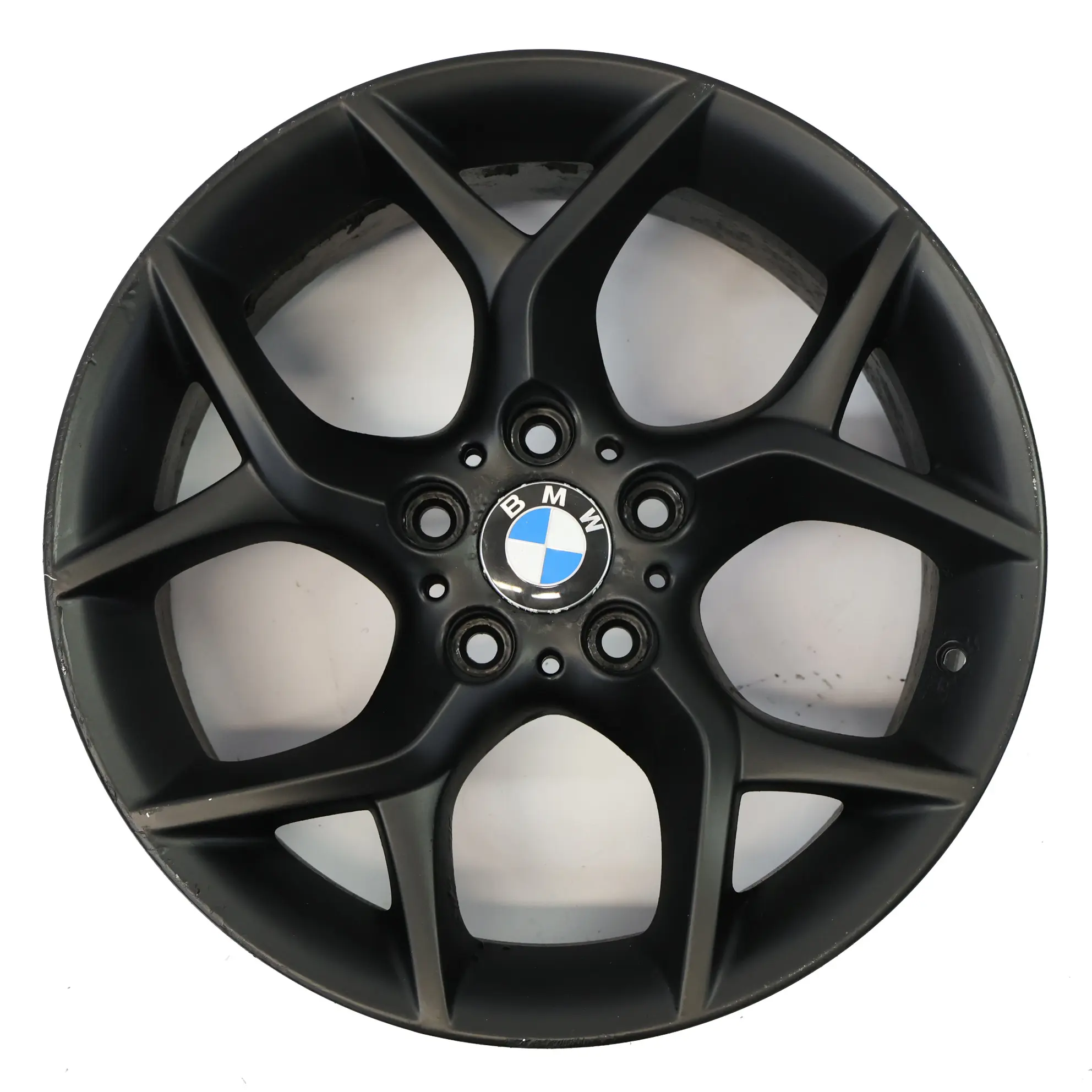 BMW X1 E84 Jante Alliage Noire 18" À Rayons En Y 322 ET:30 8J 6789145