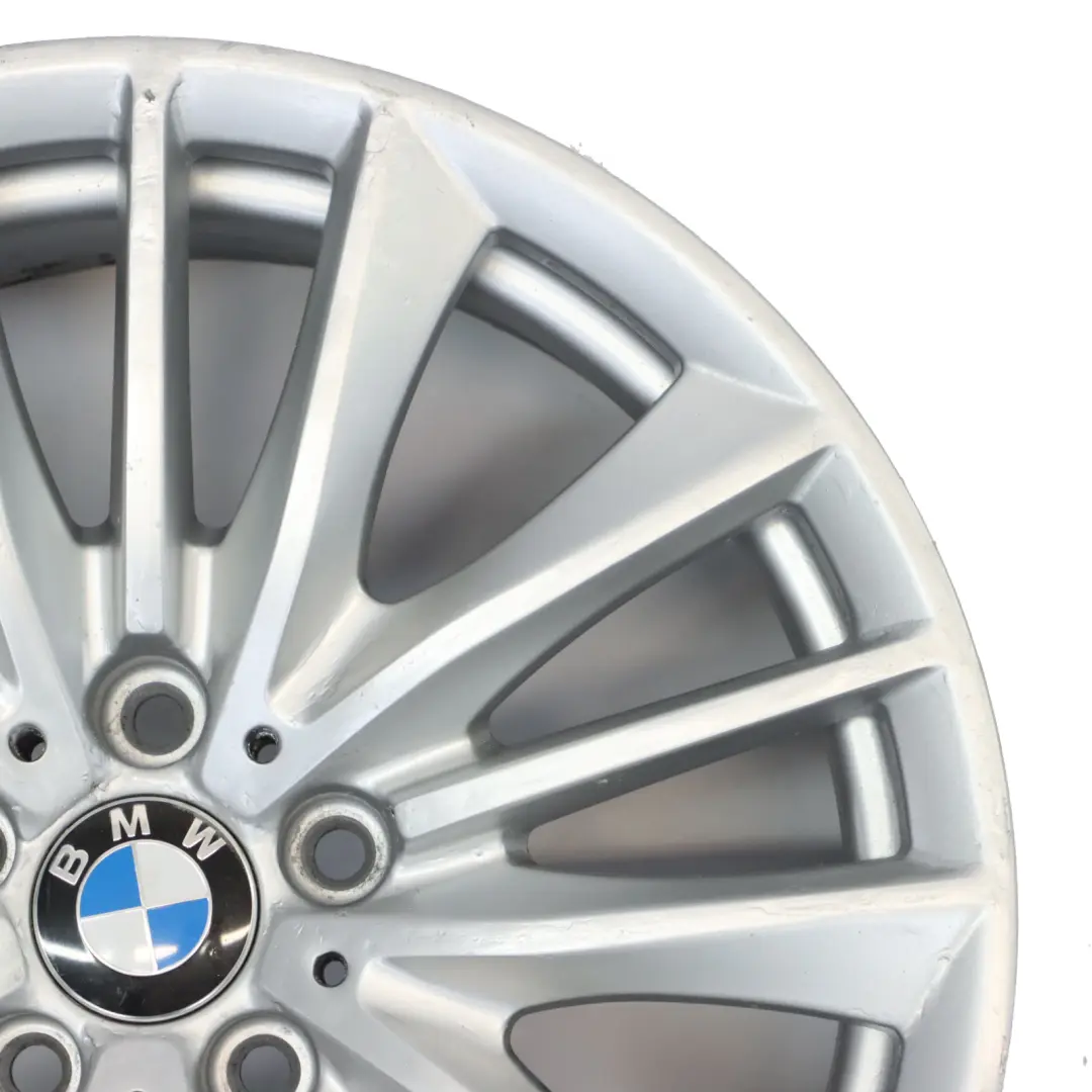 Silberne Leichtmetallfelge 19" BMW F06 F10 F11 8.5J ET:33 W-Speiche 332 für mit Teilenummer 6791383 Silberne Leichtmetallfelge 19" BMW F06 F10 F11 8.5J ET:33 W-Speiche 332 - SKU 6791383-2 - Teilenummer 6791383
