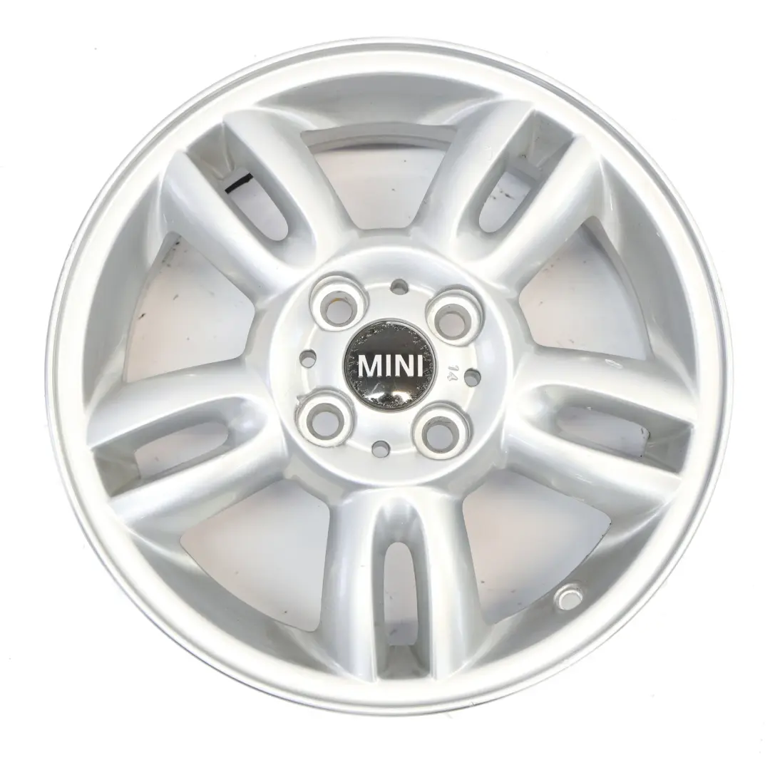 Mini R55 R56 Llanta De aleacion plateada 15" ET:45 5,5J 5-Star Twin Spoke 118 - SKU 6791930-3 - Número de pieza 6791930