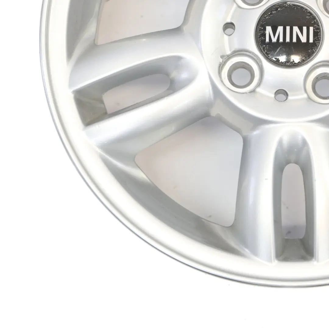 Mini Cooper R55 R56 Silver Wheel Alloy Rim 15" ET:45 5,5J 5-Star Twin Spoke 118 - SKU 6791930-3 - Part number 6791930