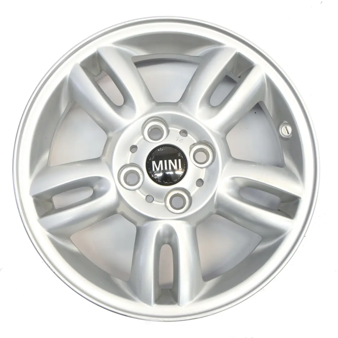 Mini Cooper R55 R56 Silver Wheel Alloy Rim 15" ET:45 5,5J 5-Star Twin Spoke 118 - SKU 6791930-4 - Part number 6791930