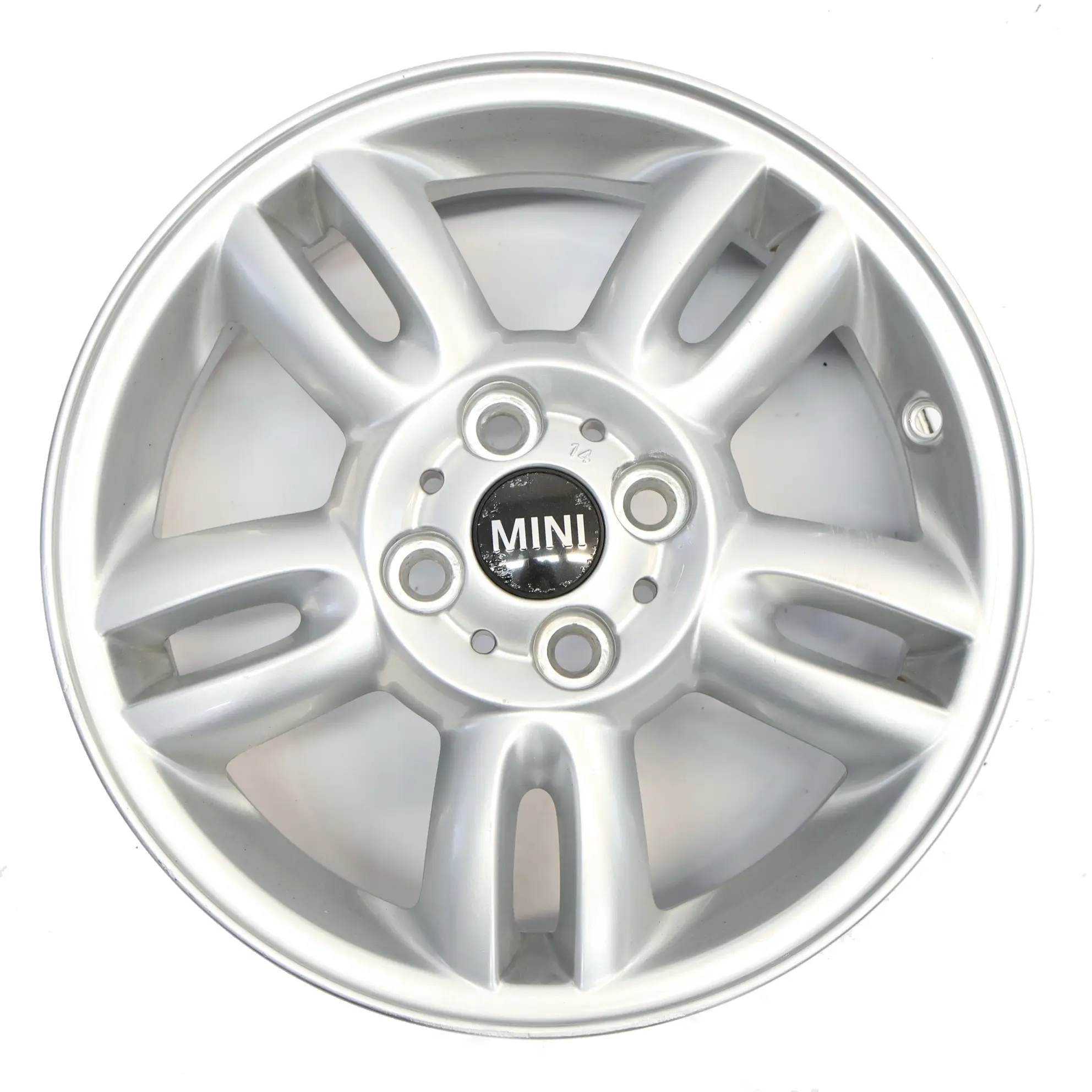 Mini Cooper R55 R56 Silver Wheel Alloy Rim 15" ET:45 5,5J 5-Star Twin Spoke 118