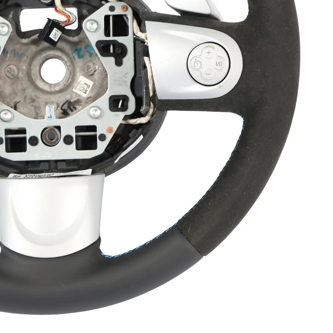 Kierownica Sport NOWA Czarna Skóra Alkantara Łopatki do Mini Cooper R56 o numerze 6794625 Mini Cooper R56 Kierownica Sport NOWA Czarna Skóra Alkantara Łopatki - SKU 6794625-8 - Numer Części 6794625