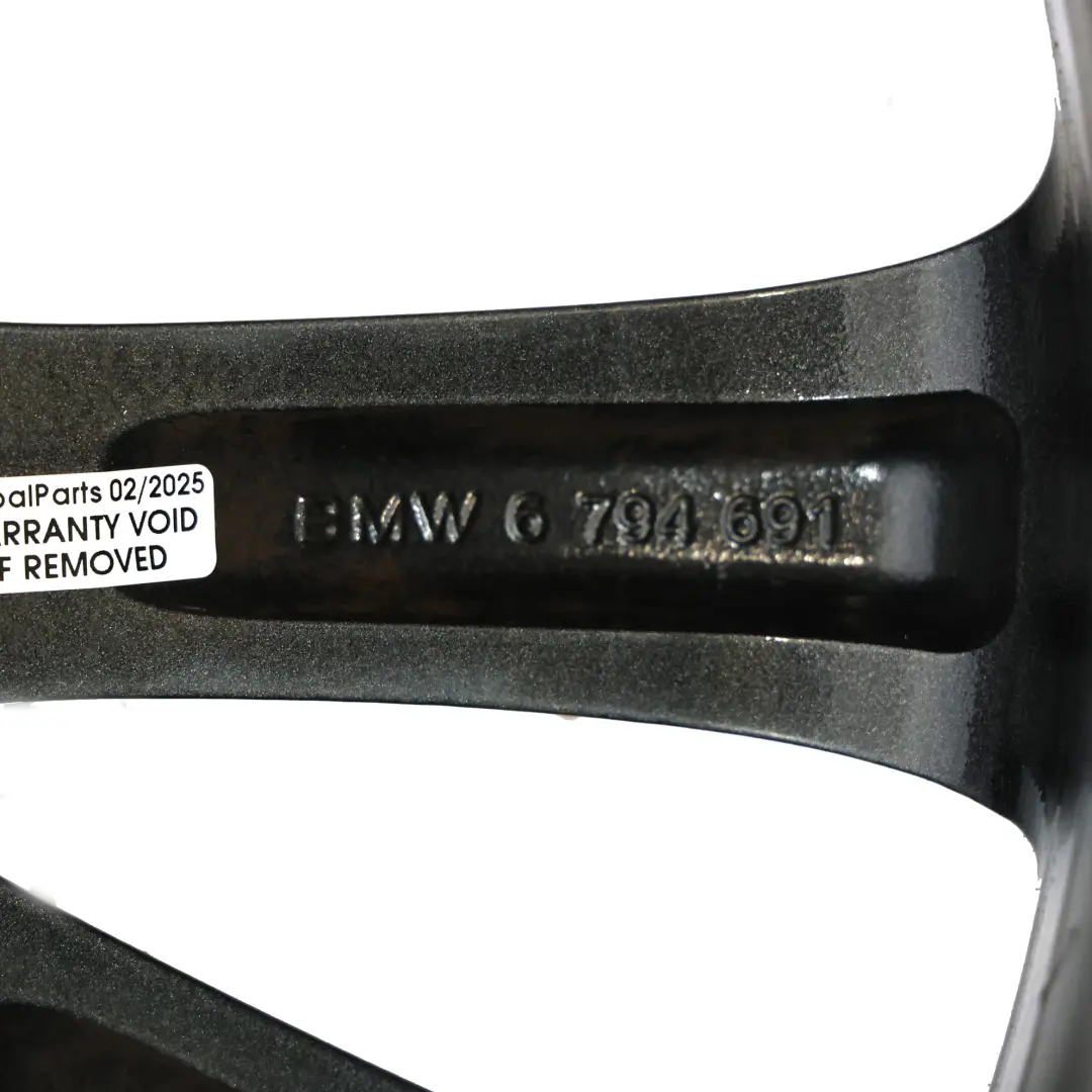 BMW F10 F11 F12 Cerchio Posteriore Lega 19" 9J ET:33 V-Spoke 366 - SKU 6794691-1 - Numero di parte 6794691