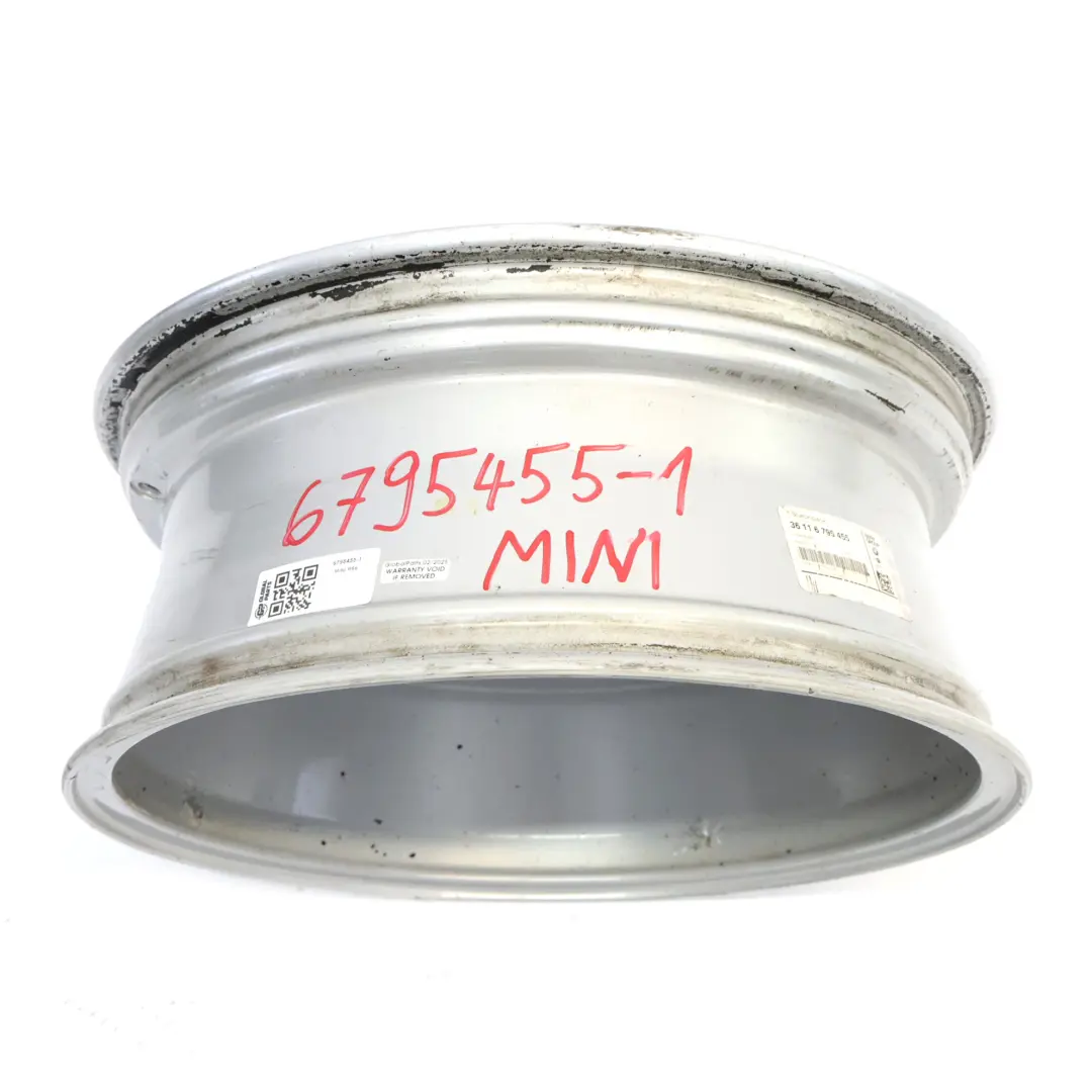 Mini R55 R56 R57 Silber Felge 17" ET:48 7J Infinite Stream Spoke 116 - SKU 6795455-1 - Teilenummer 6795455