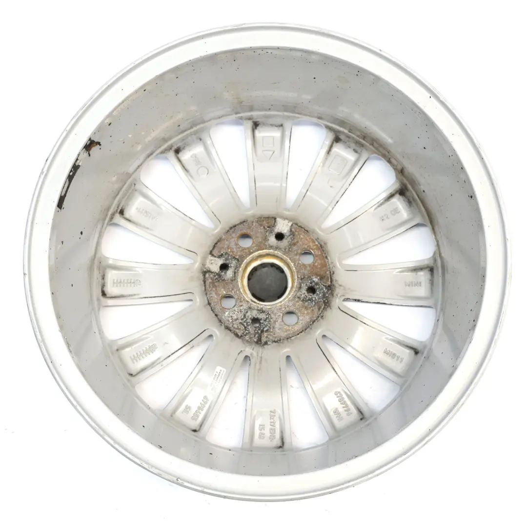 Mini R55 R56 R57 Silber Felge 17" ET:48 7J Infinite Stream Spoke 116 - SKU 6795455-1 - Teilenummer 6795455