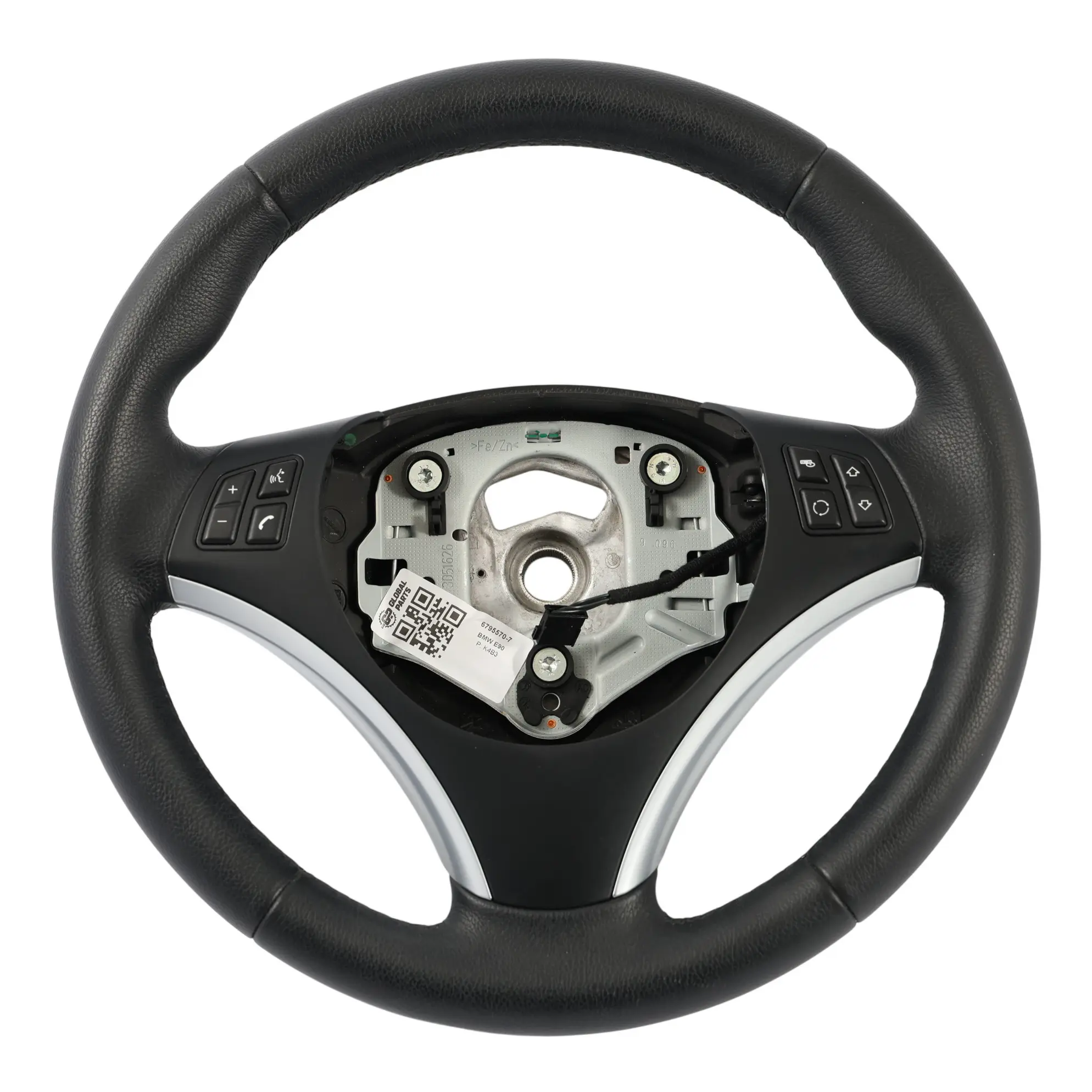 BMW E81 E82 E87 E88 E90 E91 E92 Sport Volant Noir Cuir Multifonction