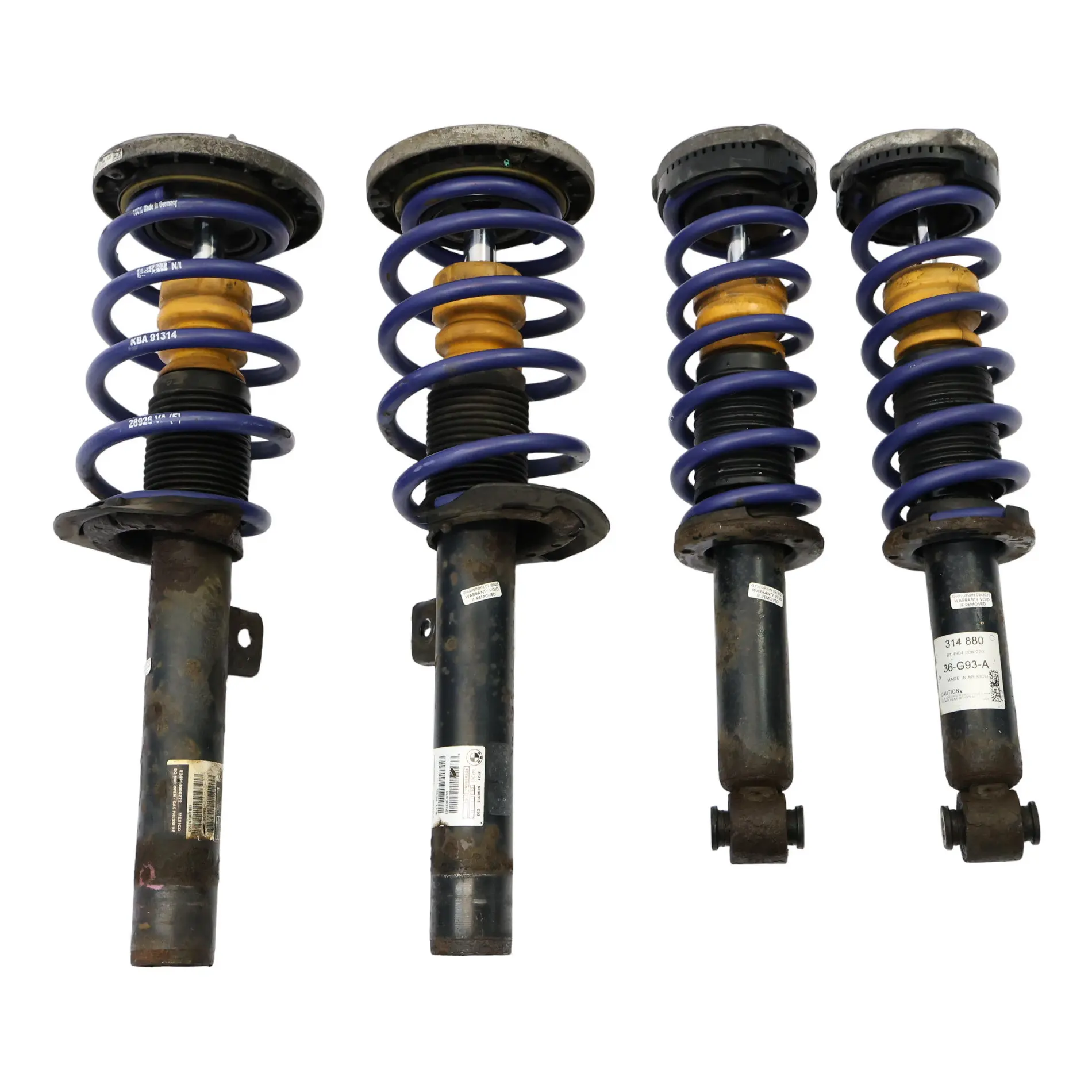BMW X3 F25 Spring Strut Front Rear Suspension Absorber Set Left Right N/O/S H&R
