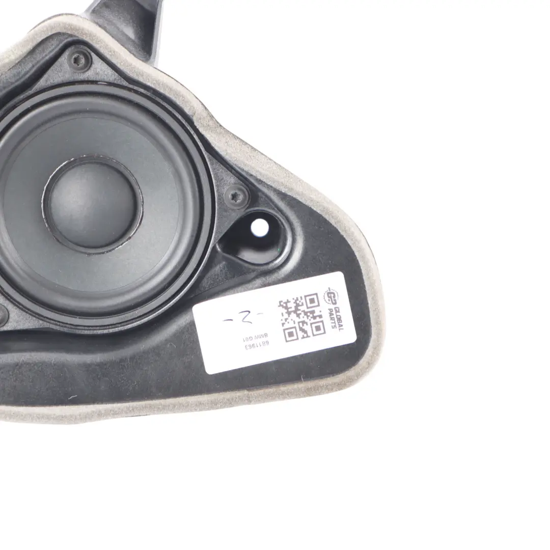 Door Sound Speaker Pillar Rear left N/S to BMW X3 G01 F97 with Part number 6811963 BMW X3 G01 F97 Door Sound Speaker Pillar Rear left N/S - SKU 6811963 - Part number 6811963
