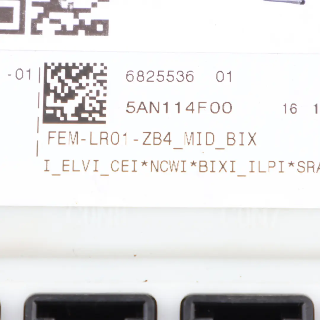 Body Control Comfort Module Unit FEM ECU LR01 to BMW F20 F21 F30 F31 F32 with Part number 6825536 BMW F20 F21 F30 F31 F32 Body Control Comfort Module Unit FEM ECU LR01 - SKU 6825536 - Part number 6825536