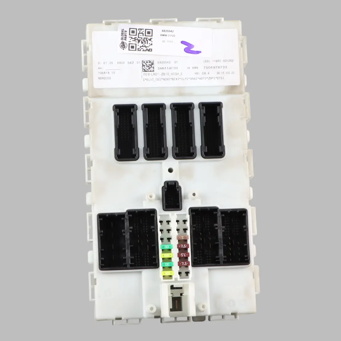 BMW F20 F21 F22 F30 Body Domain Controller BDC Control Module LR01 ECU 6825542